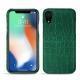 レザーケース Apple iPhone Xr - Crocodile pino