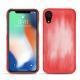 Capa em pele Apple iPhone Xr - Rose Patine