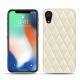 Funda de piel Apple iPhone Xr - Blanc - Couture ( Bologna - White ) 