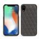 Apple iPhone Xr leather cover - Anthracite - Couture ( Pantone 424C ) 