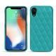 Funda de piel Apple iPhone Xr - Bleu fluo - Couture
