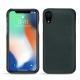 Custodia in pelle Apple iPhone Xr - Blu marino