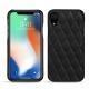 Funda de piel Apple iPhone Xr - Negre poudro - Couture