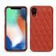 Funda de piel Apple iPhone Xr - Arange clouquié - Couture