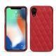 Funda de piel Apple iPhone Xr - Rouge troupelenc - Couture