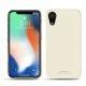 Funda de piel Apple iPhone Xr - Blanc PU
