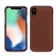 Custodia in pelle Apple iPhone Xr - Marron délicat