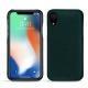 レザーケース Apple iPhone Xr - Vert séduisant