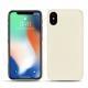 Lederschutzhülle Apple iPhone Xs Max - Blanc (  Nappa - White ) 