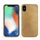 Lederschutzhülle Apple iPhone Xs Max - Serpent sabbia