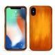 Lederschutzhülle Apple iPhone Xs Max - Orange Patine