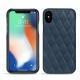 レザーケース Apple iPhone Xs Max - Jean vintage - Couture