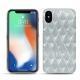レザーケース Apple iPhone Xs Max - Platinium - Couture