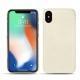 レザーケース Apple iPhone Xs Max - Blanc escumo