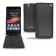 Lederschutzhülle Sony Xperia Z  - Noir ( Nappa - Black ) 