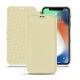 レザーケース Apple iPhone Xs Max - Beige ( Nappa - Pantone 7502C ) 