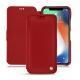 Lederschutzhülle Apple iPhone Xs Max - Rouge ( Nappa - Pantone 199C ) 
