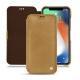 Capa em pele Apple iPhone Xs Max - Sable vintage ( Roughtcut - Gaucho#57254 ) 