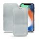 Lederschutzhülle Apple iPhone Xr - Platinium ( Pantone 877C ) 