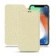 Housse cuir Apple iPhone Xr - Ivoire ( Sleek P C12 - White ) 