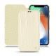 Housse cuir Apple iPhone Xr - Crocodile milk