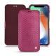 レザーケース Apple iPhone Xr - Serpent ciclamino