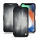 Housse cuir Apple iPhone Xr - Gris Patine