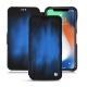 Lederschutzhülle Apple iPhone Xr - Bleu Patine