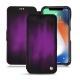 Lederschutzhülle Apple iPhone Xr - Violet Patine