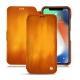 レザーケース Apple iPhone Xr - Orange Patine