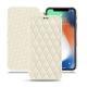 Custodia in pelle Apple iPhone Xr - Blanc - Couture ( Bologna - White ) 