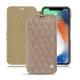 Apple iPhone Xr leather case - Taupe vintage - Couture