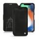 Funda de piel Apple iPhone Xr - Negre poudro