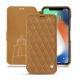Funda de piel Apple iPhone Xr - Castan esparciate - Couture