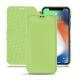 Custodia in pelle Apple iPhone Xr - Vert olive PU