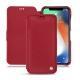 Apple iPhone Xr leather case - Rouge passion