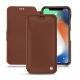 Funda de piel Apple iPhone Xr - Marron délicat