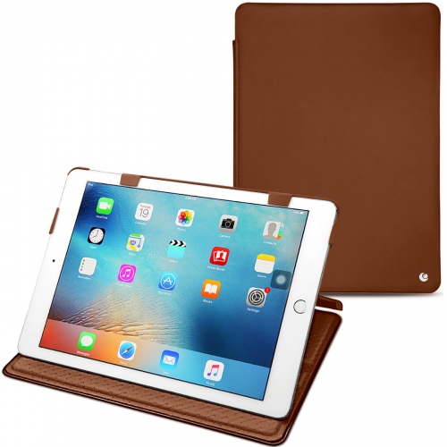 Lederschutzhülle Apple iPad 9.7' (2017)Marron ( Nappa - Pantone #8B4720 ) 