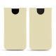 Pochette cuir Apple iPhone Xs Max - Beige ( Nappa - Pantone 7502C ) 