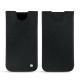 Apple iPhone Xs Max leather pouch - Dark vintage ( Roughtcut - Black#5256 ) 