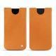 Custodia in pelle Apple iPhone Xs Max - Mandarine vintage ( Pantone 165C ) 