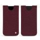 가죽 커버 Apple iPhone Xs Max - Lie de vin ( Pantone 5115C ) 