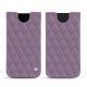 Apple iPhone Xs Max leather pouch - Lilas - Couture ( Nappa - Pantone 2645U ) 