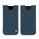 가죽 커버 Apple iPhone Xs Max - Indigo - Couture ( Pantone 303U ) 