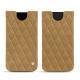 Capa em pele Apple iPhone Xs Max - Sable vintage - Couture