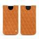 Apple iPhone Xs Max leather pouch - Mandarine vintage - Couture