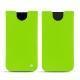 Pochette cuir Apple iPhone Xs Max - Vert fluo
