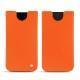 Lederschutzhülle Apple iPhone Xs Max - Orange fluo