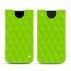 가죽 커버 Apple iPhone Xs Max - Vert fluo - Couture