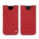 Apple iPhone Xs Max leather pouch - Rouge troupelenc - Couture